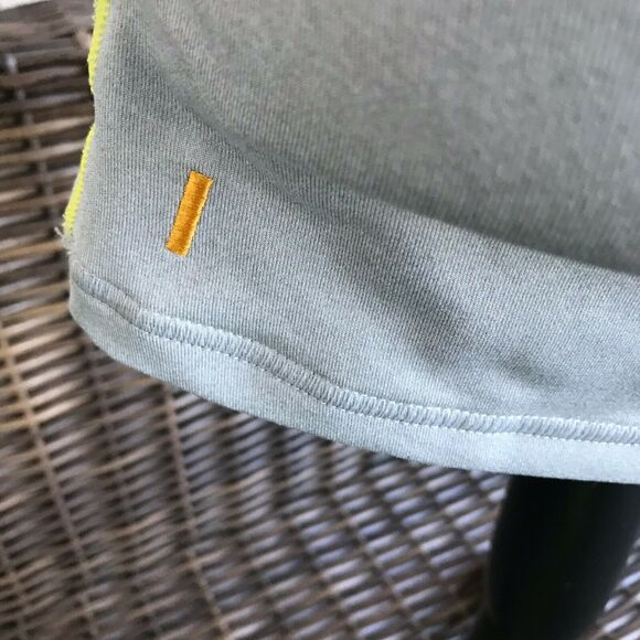 lucy Womens Tank Top Size XS Activewear Tech Endurance Reflective Gray Yellow - Picture 3 of 6